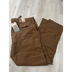 PrAna Stretch Zion II Slim Pants Men's 42/32 Sepia..